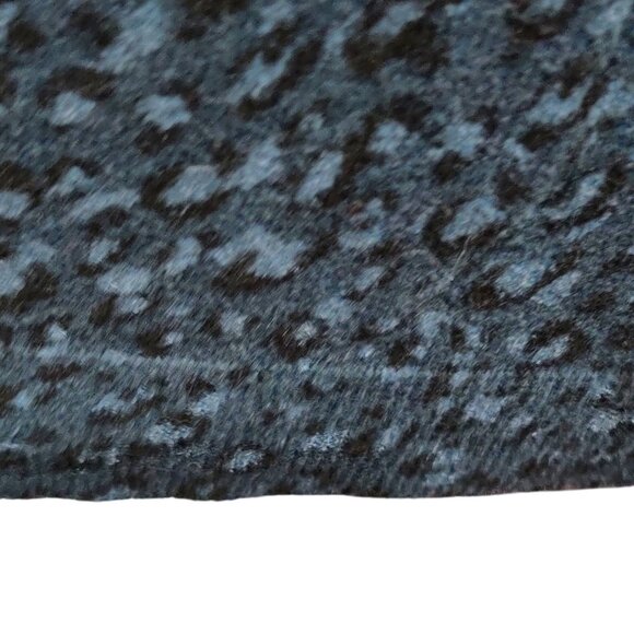 Amazon Essentials XL Navy Blue Leopard Print Sweater V Neck Long Sleeve Pullover - Picture 5 of 12